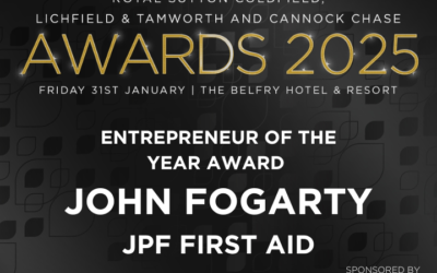 JPF First Aid Founder Wins Entrepreneur of the Year Award!